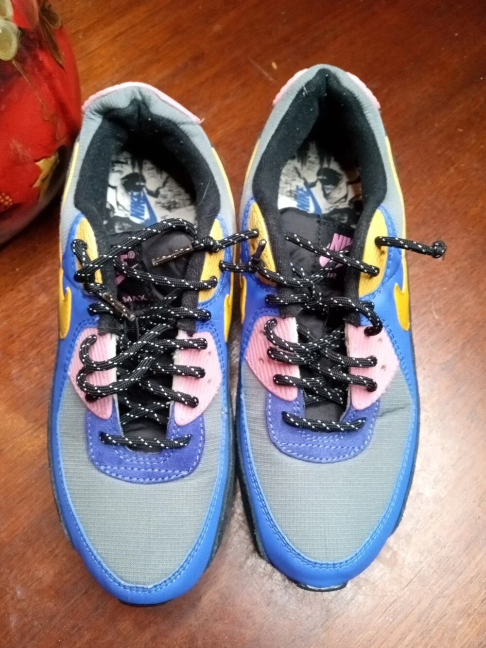 Nike Air Max 90 ACG Men's Size 8 Purple Grey Yellow Sneakers 2020 CN1080-500
